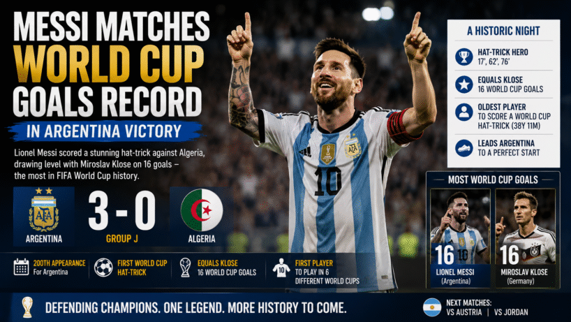 ChatGPT Image Jun 22 2026 11 00 59 PM Messi Matches World Cup Goals Record in Argentina Victory