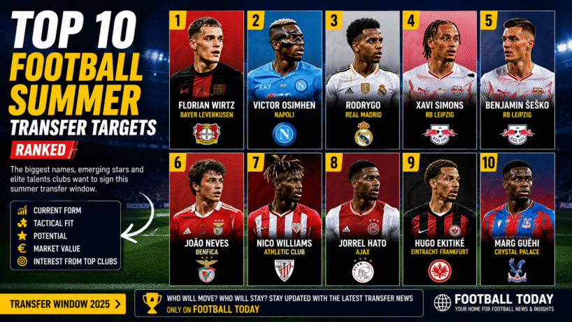ChatGPT Image Jul 8 2026 09 59 30 PM Top 10 Football Summer Transfer Targets Ranked