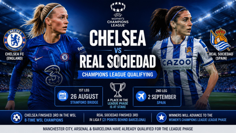 ChatGPT Image Aug 13 2026 09 19 09 PM Chelsea vs Sociedad: Champions League Qualifying Showdown