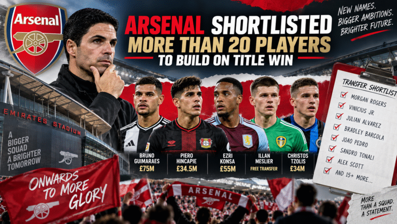 ChatGPT Image Sep 7 2026 10 42 05 PM Arsenal Considered 20+ Players After Winning Premier League Title