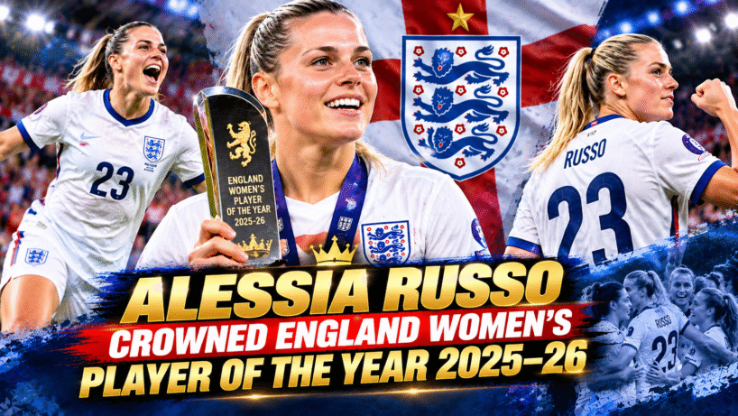 Alessia Russo Crowned Englands Player of the Year Russo Crowned England Women's Player of the Year for 2025–26